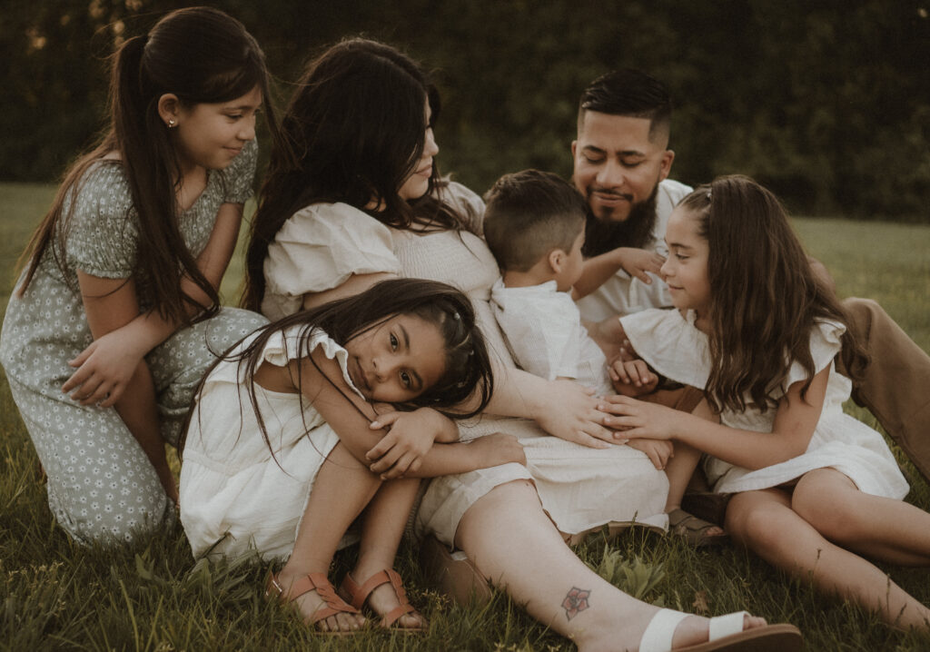 Family session with a cincinnati  family photographer