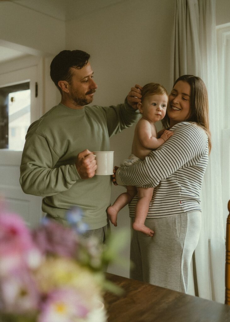 cincinnati family photography in home session