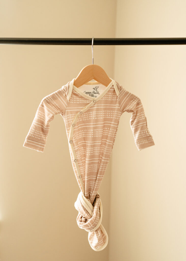 Sun & Vine Photography newborn closet outfits for in home newborn lifestyle photography sessions
