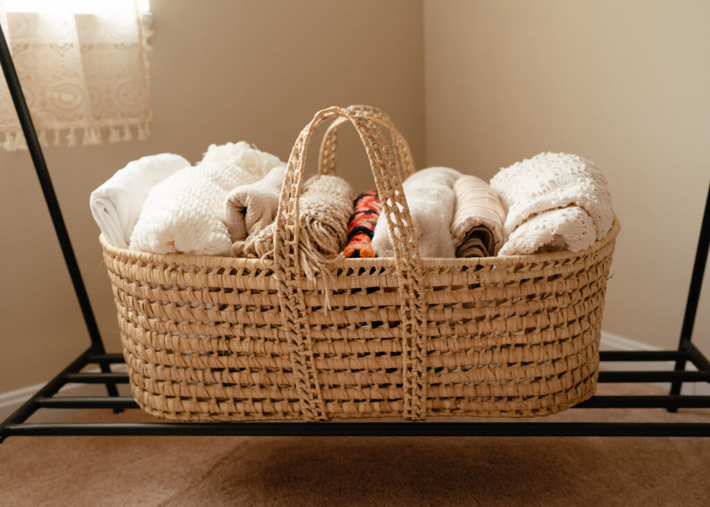 Sun & Vine Photography newborn closet outfits for in home newborn lifestyle photography sessions