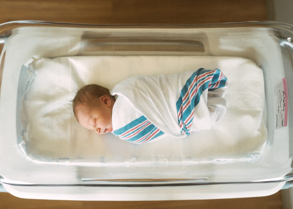 newborn at good samaritan hospital in cincinnati, ohio during fresh 48 session